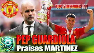 Pep Guardiola Praises Lisandro Martinez After FA Cup Final Despite Man City's Loss