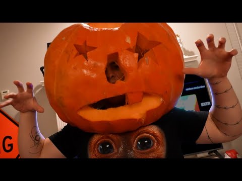 we ruined pumpkin carving