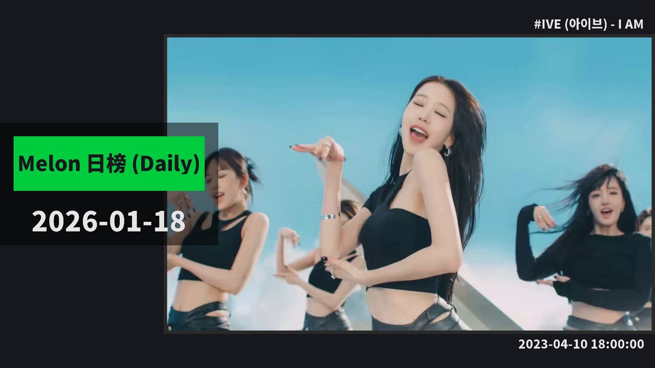 IVE《I AM》正式超越NewJeans《Ditto》成為女團在榜天數第二！ILLIT果然繼續衝！Apink一天走一步！ENHYPEN新歌大跳水！[ Melon 日榜 EP329 ]