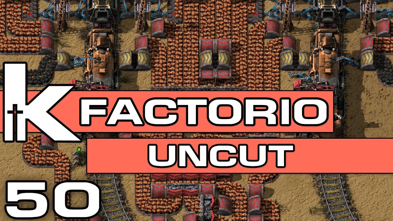 Factorio Uncut Ep 50 | The More Trains Episode | Let's Play Factorio 0. ...