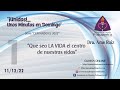 QUE SEA LA VIDA EL CENTRO DE NUESTRAS VIDAS .  UNIDOS...UNOS MINUTOS EN DOMINGO. 11.12.22