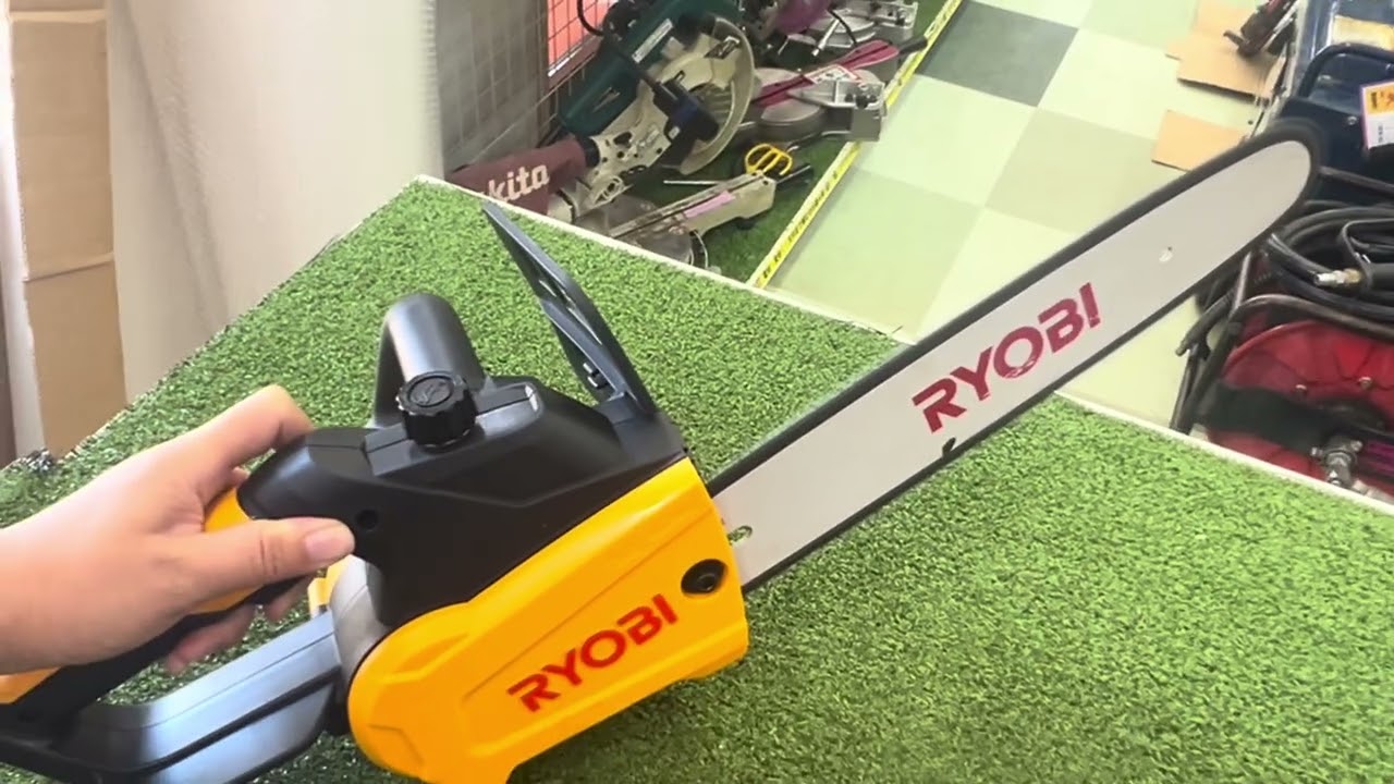 RYOBI/リョービ KYOCERA/京セラ チェンソー CS-3002 簡易動作確認動画