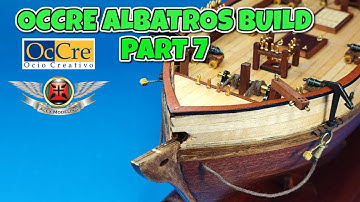 OCCRE ALBATROS BUILD PART 7 VIDEO BUILD NAVAL MODELING PLAMO BUILD