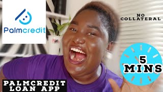 HOW TO GET 100,000 NAIRA LOAN WITHOUT COLLATERAL IN NIGERIA!!PALM CREDIT LOAN APP-