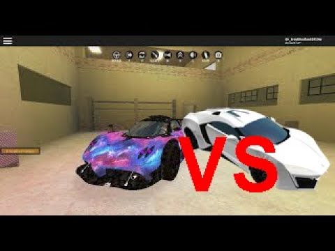 Pagani Zonda R Vs W Lykan Hypersport Roblox Vehicle Simulator Youtube