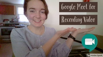 Record a Video Using Google Meet PART I (Teacher Tutorial)