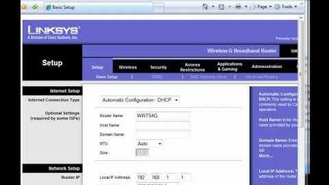 Linksys Wireless Router disable remote admin
