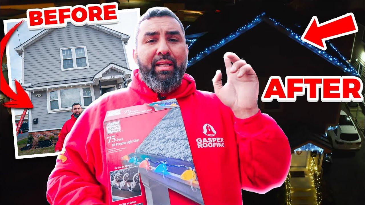 HOW TO INSTALL CHRISTMAS LIGHTS LIKE A PRO YouTube