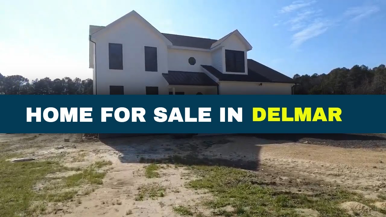 Homes For Sale in Delmar 15072 Whitesville Rd, Delmar, DE YouTube
