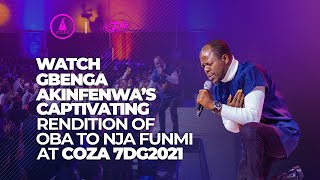 Watch Gbenga Akinfenwa's Captivating Rendition Of 'Oba To Nja Funmi' At COZA 7DG2021