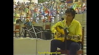 Vicente Feliu con Amaury Perez - Creeme (en directo, XIV Festival de Juventud, 1997)