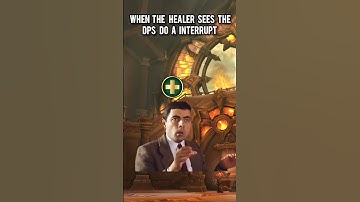 When the healer sees the dps do a interrupt #wow #worldofwarcraft #warcraft