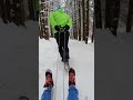 Alexandra Violin having fun in the snow