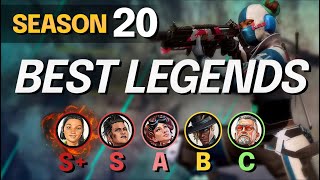 NEW LEGENDS TIER LIST for Season 20 - PERK SYSTEM AND LEGENDS SEASON 20 - Apex S20 Meta Guide
