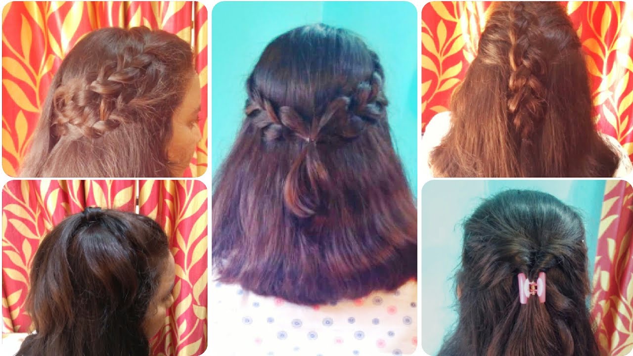 ❤️2 Party Hairstyles for Short hairs/ Long hairs/ Indian hairstyles -  thptnganamst.edu.vn