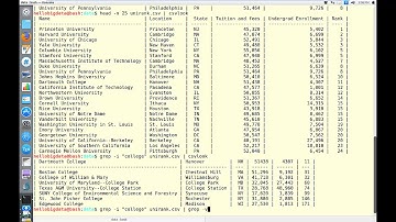 Learn to Analyze Data in Bash Shell and Linux  (University Ranking Project Demonstration)