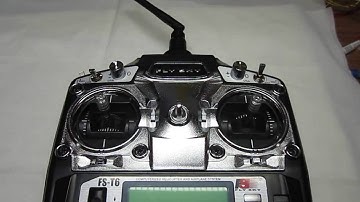 FlySky FS T6 Transmitter with new custom control arm and spring