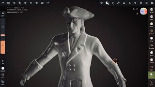 Pirate in Nomad Sculpt 🏴‍☠️ #nomadsculpt #pirate 