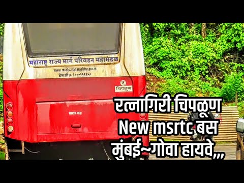 new-msrtc-bus-in-mumbai-goa-highway-u-turn-ratnagiri-chiplun