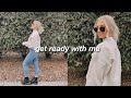 winter get ready with me!! *makeup, hair, outfit*