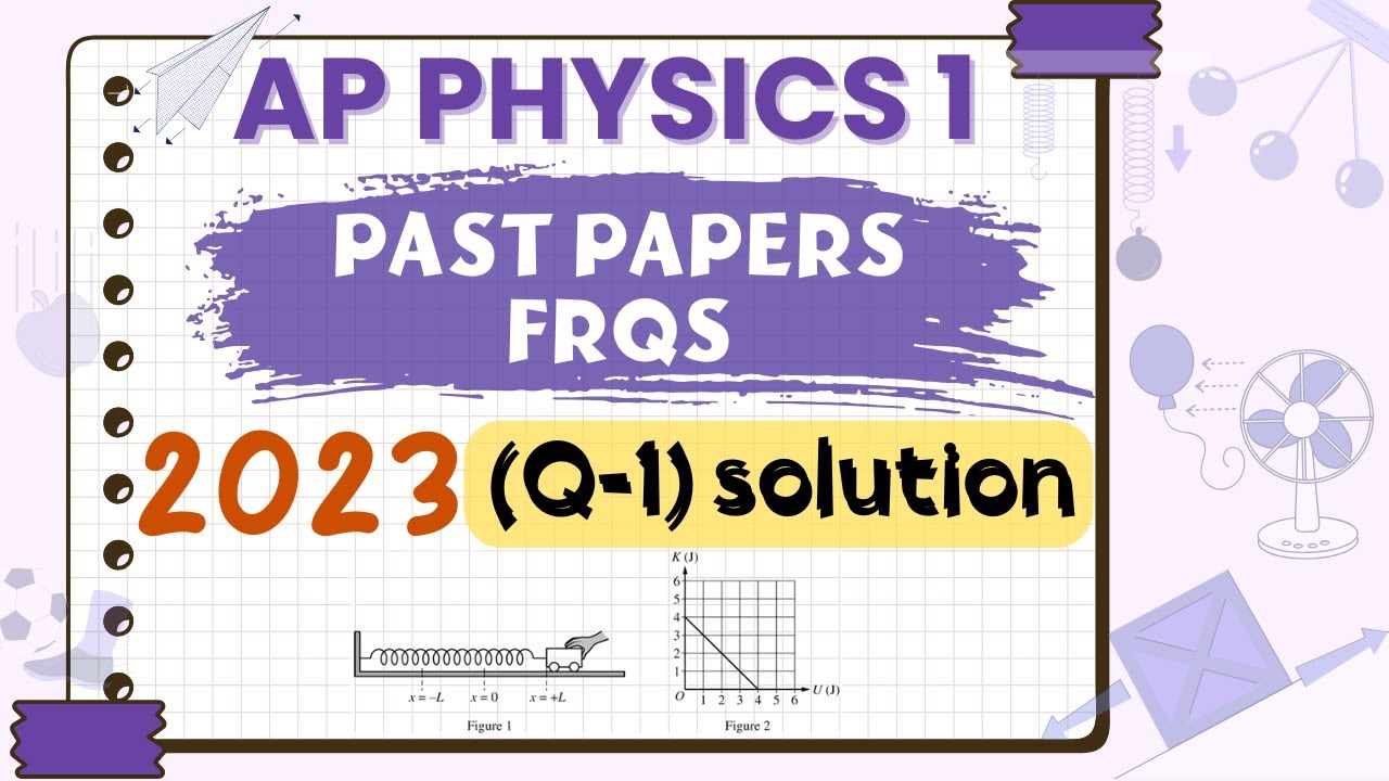 2023 AP Physics 1 Free Response Q # 1 | Easy Explained, Work Shown, High-Score Method