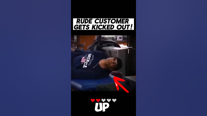 Rude Customer Gets Kicked Out!