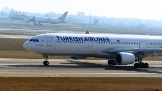 Türk Hava Yolları | Turkish Airlines Airbus A330 kalkış Istanbul Atatürk Havalimanı