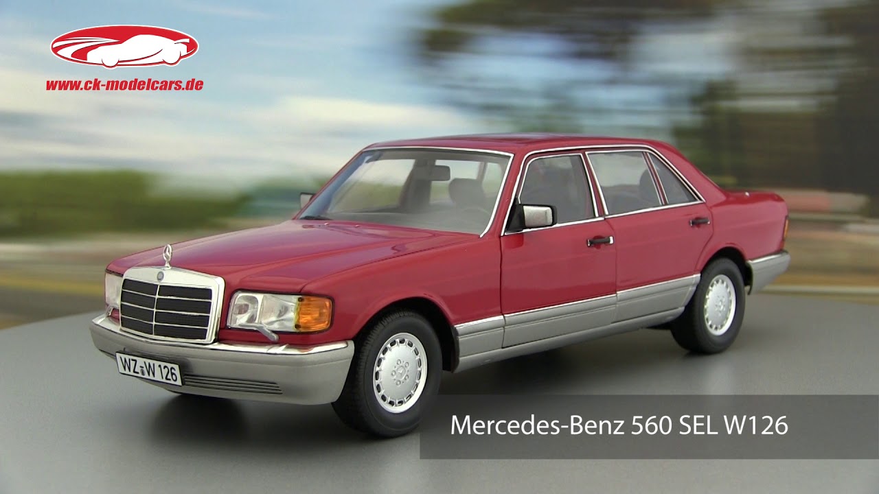 New exclusive model: Mercedes-Benz 560 SEL 1987 from Norev