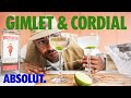 The Classic Gimlet   Homemade Lime Cordial | Absolut Drinks With Rico