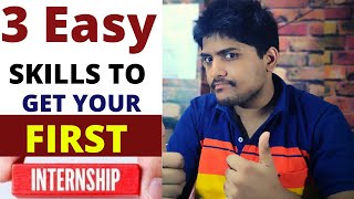 3 Easy Skills to Get Internships for Beginner | Freelancing skills #shorts