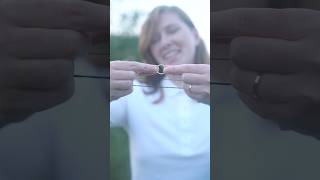 How to pass a ring through a rubber band #magic