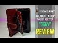 JISONCASE Leather Wallet Hoster For Samsung Galaxy S8 -  Review