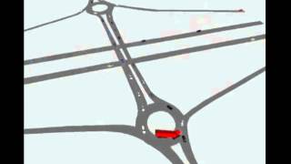 Route 41 & 1 interchange Roundabout Simulation