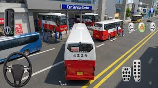 New Kumho Buslines bus Ready For Parking And Repairing 3D Driving Class Android 2026 car gameplay