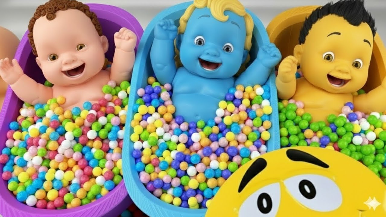 5 Minutes Satisfying with Full of 3 Rainbow BathTubs Candy with M&M's & Magic Slime Cutting Video
