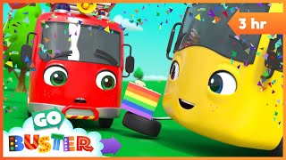 Buster Saves His Friends | Go Buster - Bus Cartoons & Kids Stories