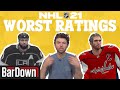 THE 10 WORST NHL 21 PLAYER RATINGS