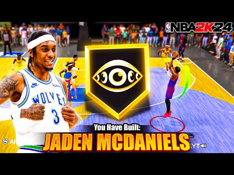 This Jaden McDaniels Build is a 2-Way Phenom on NBA 2K24