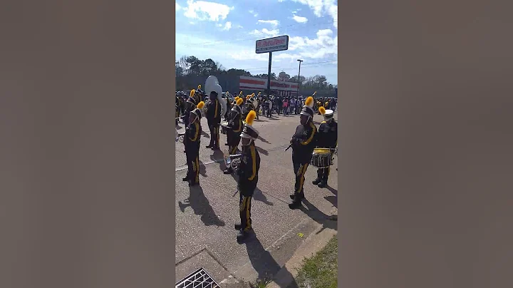 5 YEAR OLD DRUMMER JEREMIAH TRAVIS PERFORMS IN MARDI GRAS PARADE IN KENTWOOD LOUISIANA 2/15/2020
