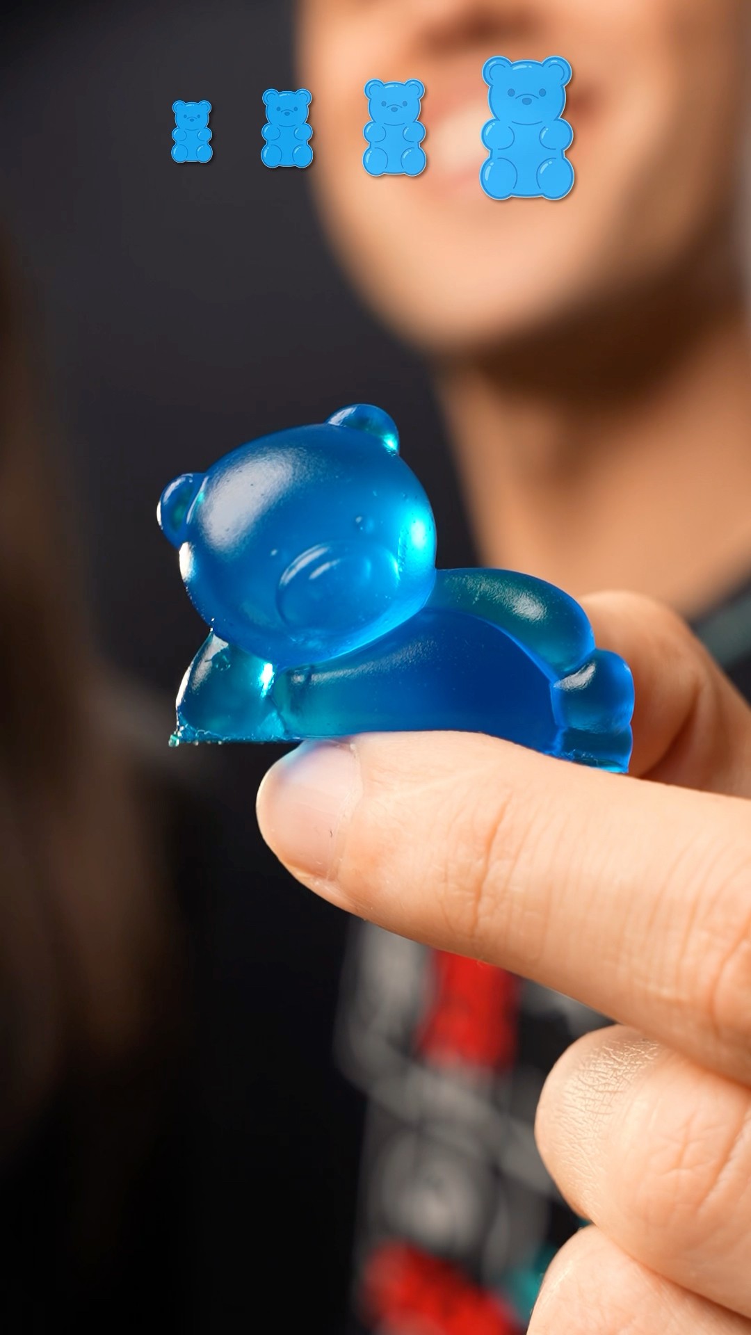 Small, Big, Giant Gummy Bear Challenge Part 1