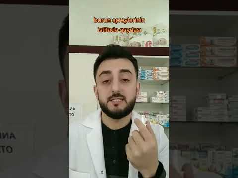 Video: Burun spreyindən istifadə etməyin 3 yolu