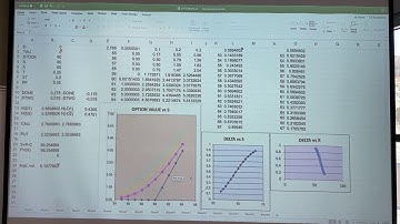 Groovy Options 11 - Black-Scholes option pricing model greeks and spreadsheet analysis