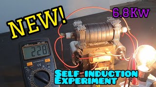 Free Energy Experiment  self induction generator