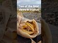 Two of the best views in #Cyprus #kebab #coral bay and all the beaches moody skys