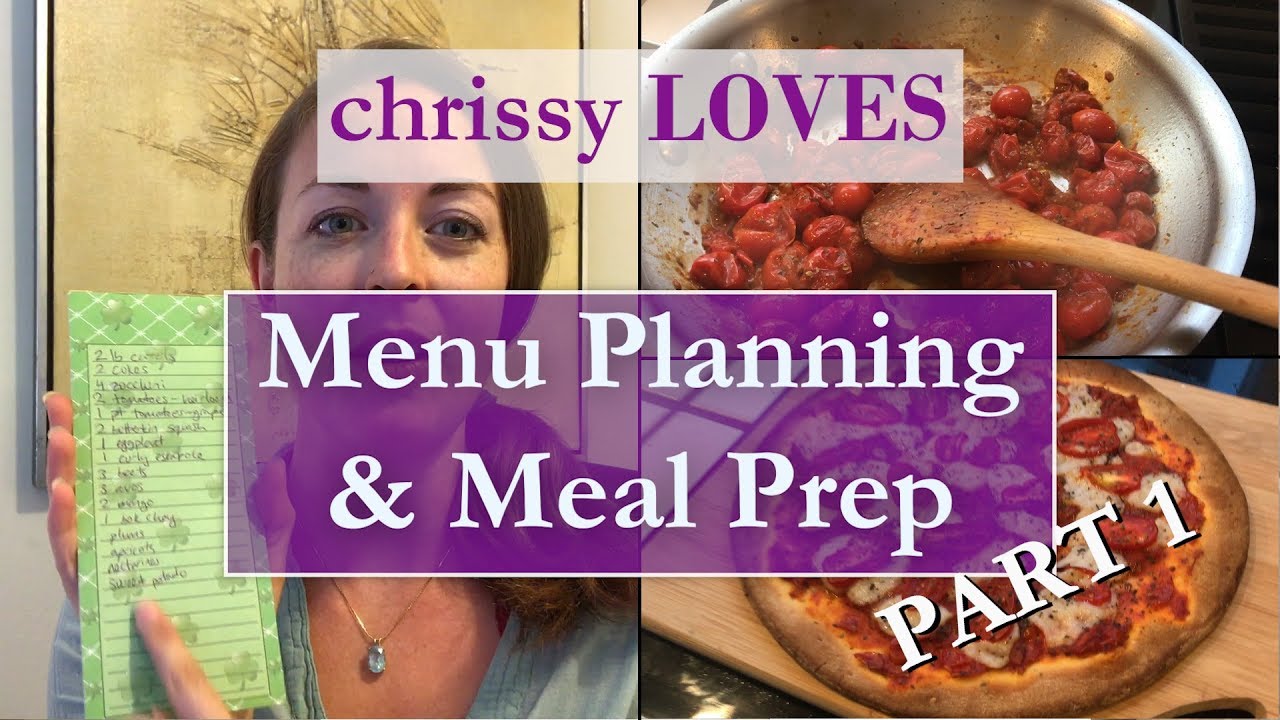 PART 1 | Menu Planning & Meal Prep | HEALTHY LIFESTYLE - YouTube