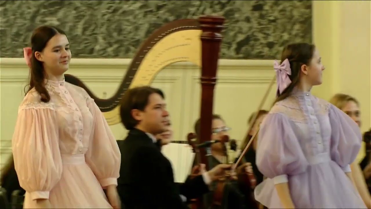 И.С. Бах Двойной концерт 1 часть, А. Цфасман Полька