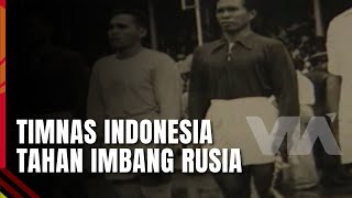 INDONESIAN NATIONAL TEAM HOLDS RUSSIA TO A DRAW AT THE 1956 OLYMPICS