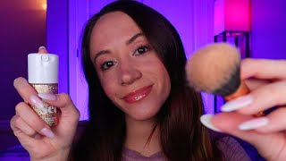 ASMR / Doing Your Makeup For Our Coffee Date