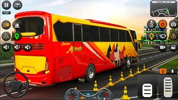 city bus simulator 3d offline // city bus game with luxury bus feature and multiple way of driving