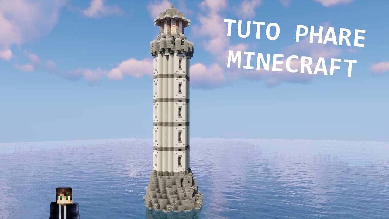 TUTO #100  Comment Faire un Phare sur MINECRAFT ? 